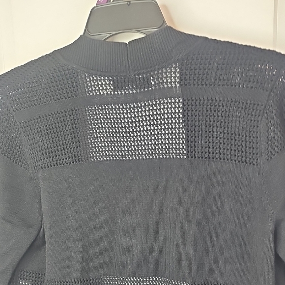 Kasper Black Women's Cardigan Sweater Soze L - Picture 4 of 11